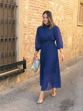 Vestido midi azul  | Magnolia