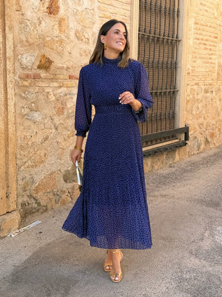 Vestido midi azul  | Magnolia