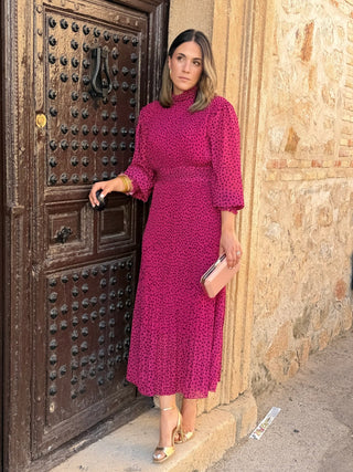 Vestido midi em chiffon | Magnólia