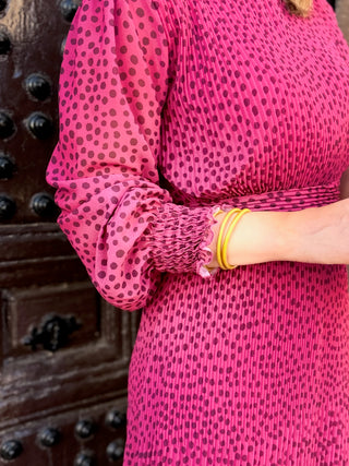 Vestido midi em chiffon | Magnólia