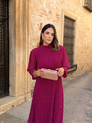 Vestido midi em chiffon | Magnólia