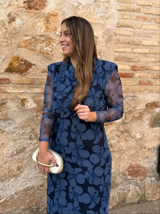 Vestido Tul Estampado | Munich