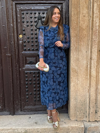 Vestido Tul Estampado | Munich