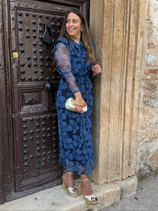 Vestido Tul Estampado | Munich