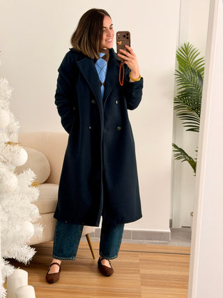 Abrigo azul marino  | Drap