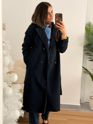 Abrigo azul marino  | Drap