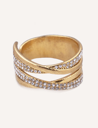 Anillo doble golden | Elix