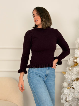 Jersey punto berenjena |  Siena