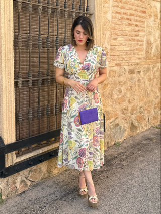 Vestido gasa estampado | Martina