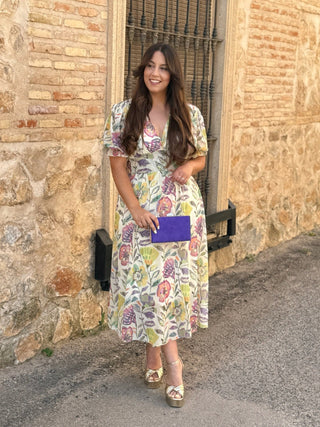 Vestido gasa estampado | Martina