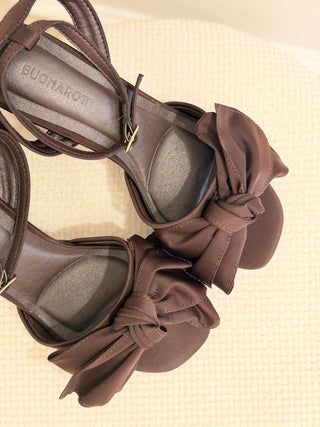 Sandalia marron lazo | Pippa
