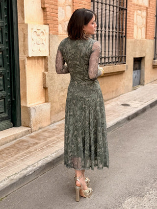 Vestido tul estampado | Zaina