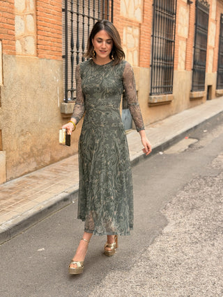 Vestido tul estampado | Zaina