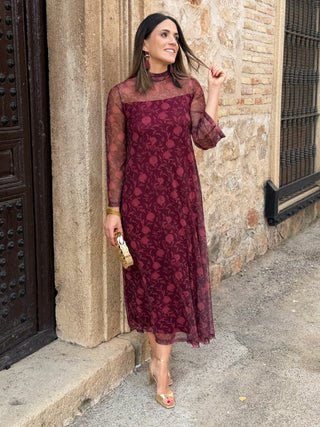 Vestido Tul estampado | Naomi