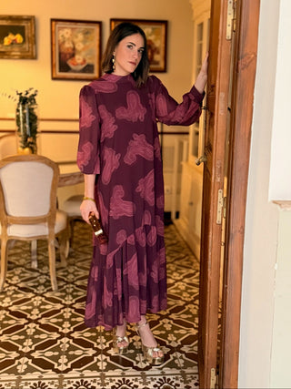 Vestido gasa buganvilla | Julia