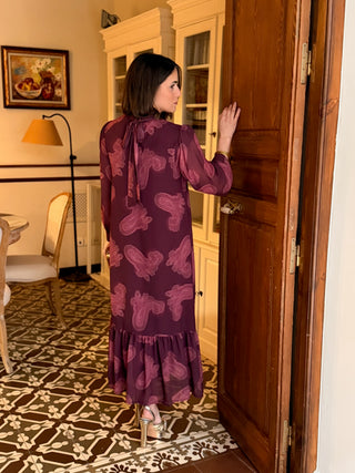 Vestido gasa buganvilla | Julia