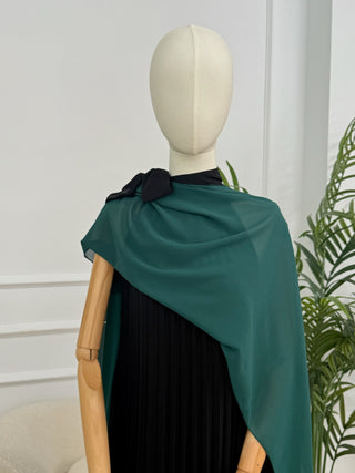 Chal de gasa Verde Esmeralda | Chap