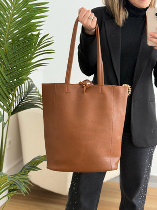 Bolso shopper marrón | Buste