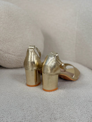 Sandalia Invitada Dorada | Luna