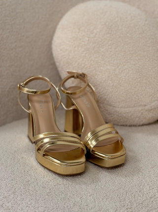 Sandalia Invitada Gold | Nuit
