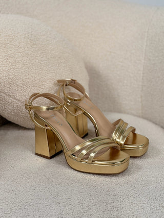 Sandalia Invitada Gold | Nuit