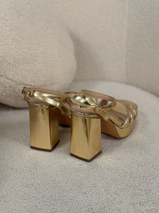 Sandalia Invitada Gold | Nuit