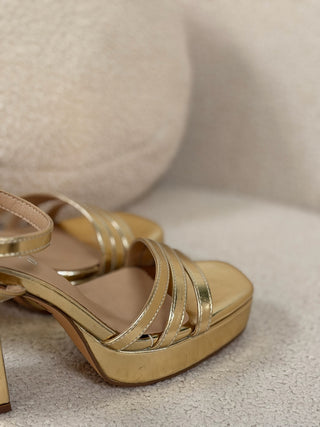 Sandalia Invitada Gold | Nuit