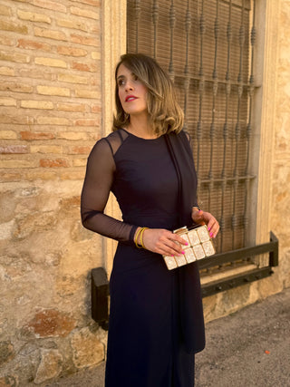 Vestido tul azul marino | Amelie