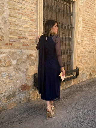 Vestido tul azul marino | Amelie