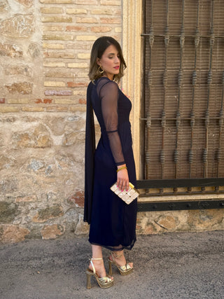 Vestido tul azul marino | Amelie