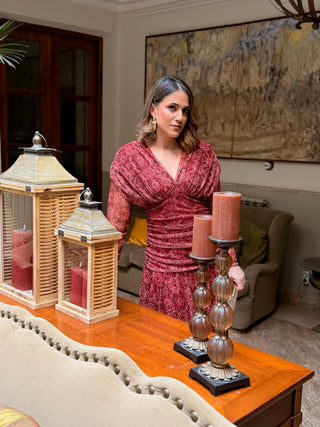 Vestido tul estampado | Kaela