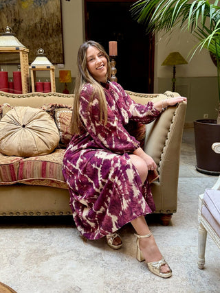 Vestido estampado buganvilla|Candela