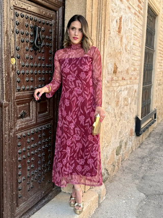 Vestido Tul estampado | Lyra