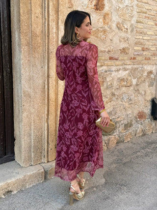 Vestido Tul estampado | Lyra