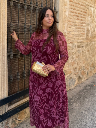 Vestido Tul estampado | Lyra