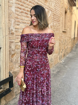 Vestido Tul Estampado| Vera