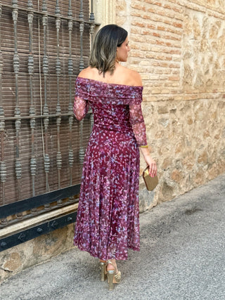 Vestido Tul Estampado| Vera