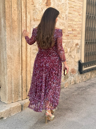 Vestido Tul Estampado| Vera