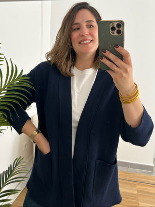 Cárdigan azul marino | Michella