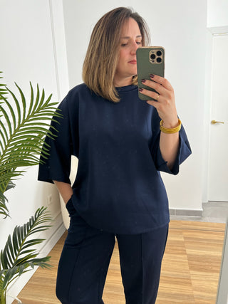 Conjunto azul marino Comfy | Aranza