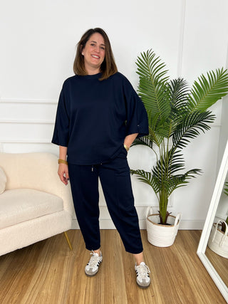 Conjunto azul marino Comfy | Aranza
