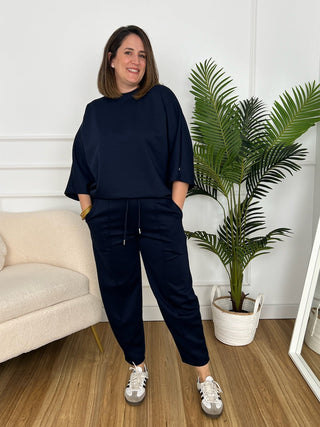 Conjunto azul marino Comfy | Aranza