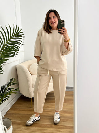 Conjunto Beige Comfy | Aranza