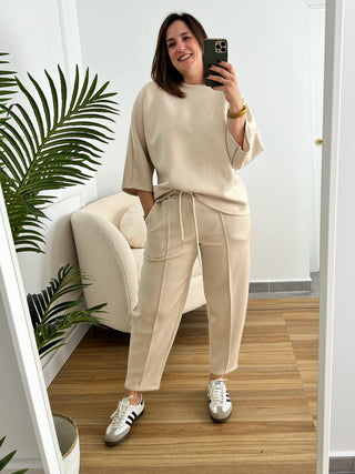 Conjunto Beige Comfy | Aranza