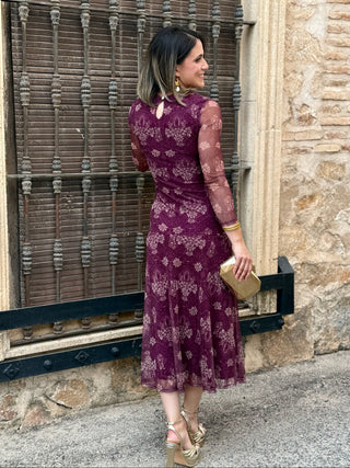 Vestido Tul estampado | Zafiro