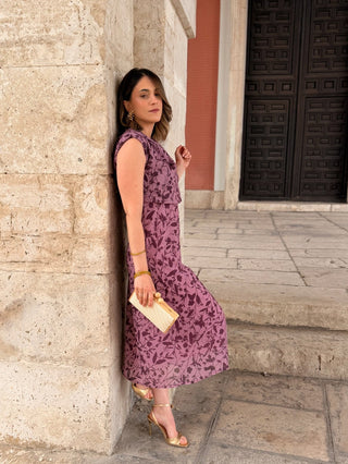 Vestido midi malva  | Daria