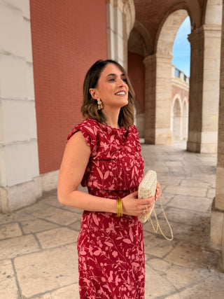 Vestido midi rojo  | Daria