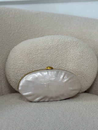 Clutch nácar blanco perla | Viena
