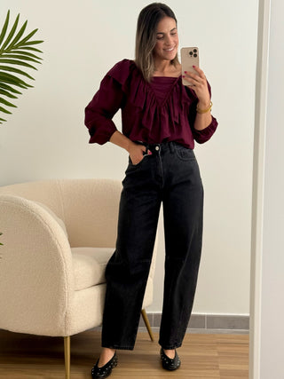 Blusa Volante Burdeos | Roma