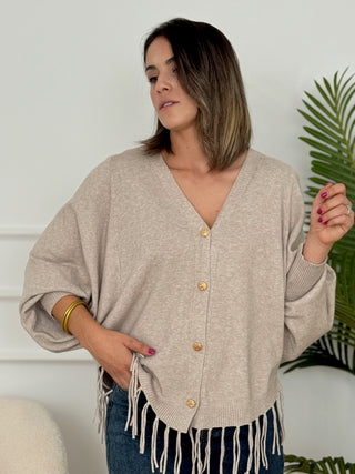 Chaqueta punto Beige | Michela